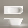 Mõõdu järgi kivivann PAA DECO SHAPE RE D 170–200×82,5 cm, matt Silkstone 9 PAA DECO SHAPE RE D Badewanne nach Mass aus Silkstone 170–200x82,5 cm, matt – 9