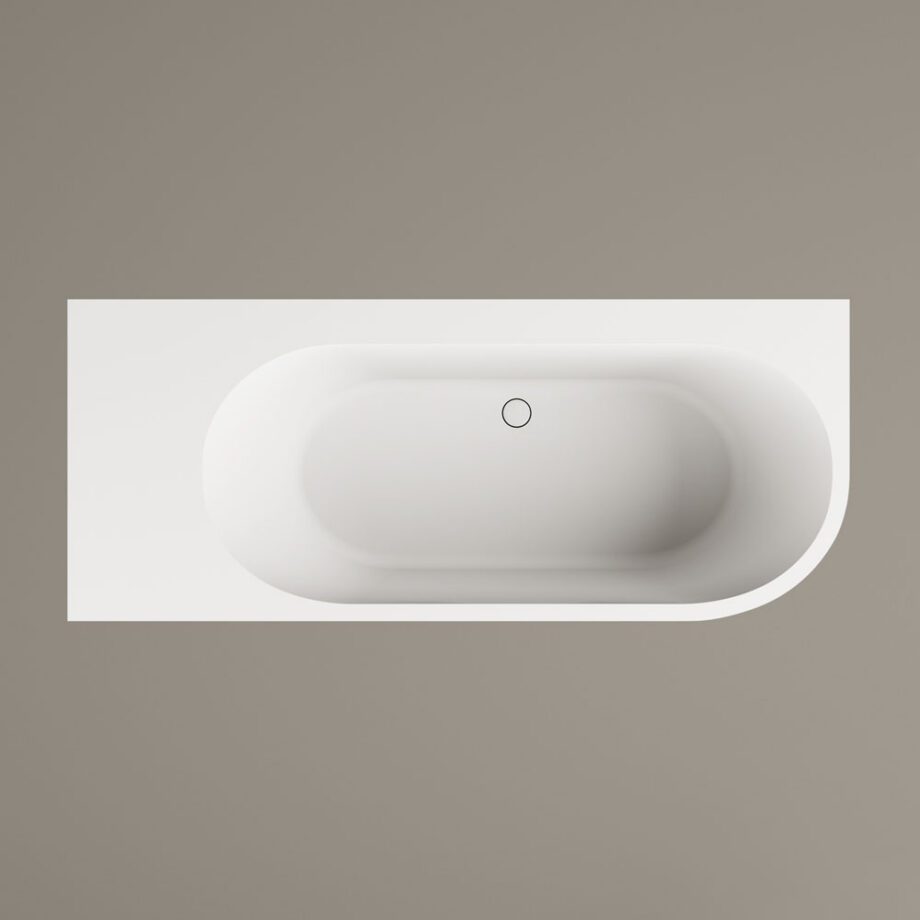 Mõõdu järgi kivivann PAA DECO SHAPE RE D 170–200×82,5 cm, matt Silkstone 10 PAA DECO SHAPE RE D Badewanne nach Mass aus Silkstone 170–200x82,5 cm, matt – 10
