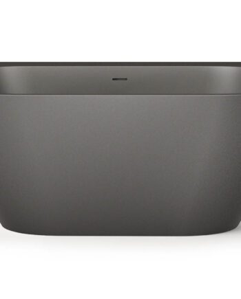 PAA DECO WALL Schwarze Vorwand-Badewanne Graphite, matt 166x81 cm