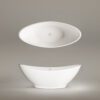 Eraldiseisev kivivann PAA FELICE 194,5×83 cm, matt Silkstone 6 Freistehende Badewanne PAA FELICE 194,5x83 cm, Silkstone – 6