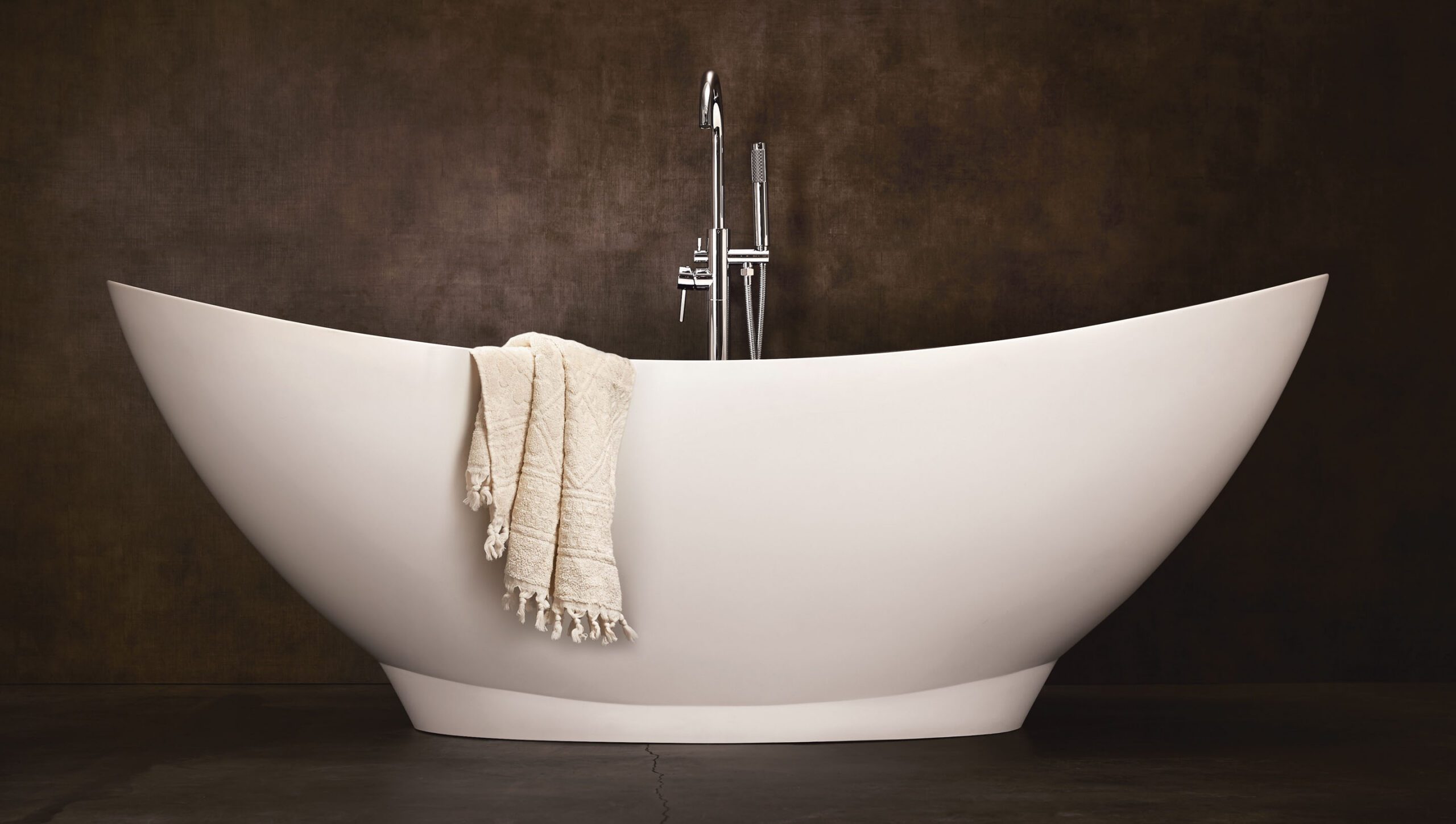 Freistehende Badewanne PAA FELICE 194,5x83 cm, Silkstone – 2