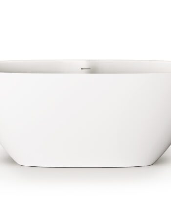 PAA PERLA 160 freistehende Badewanne aus Silkstone 160x75 cm, matt