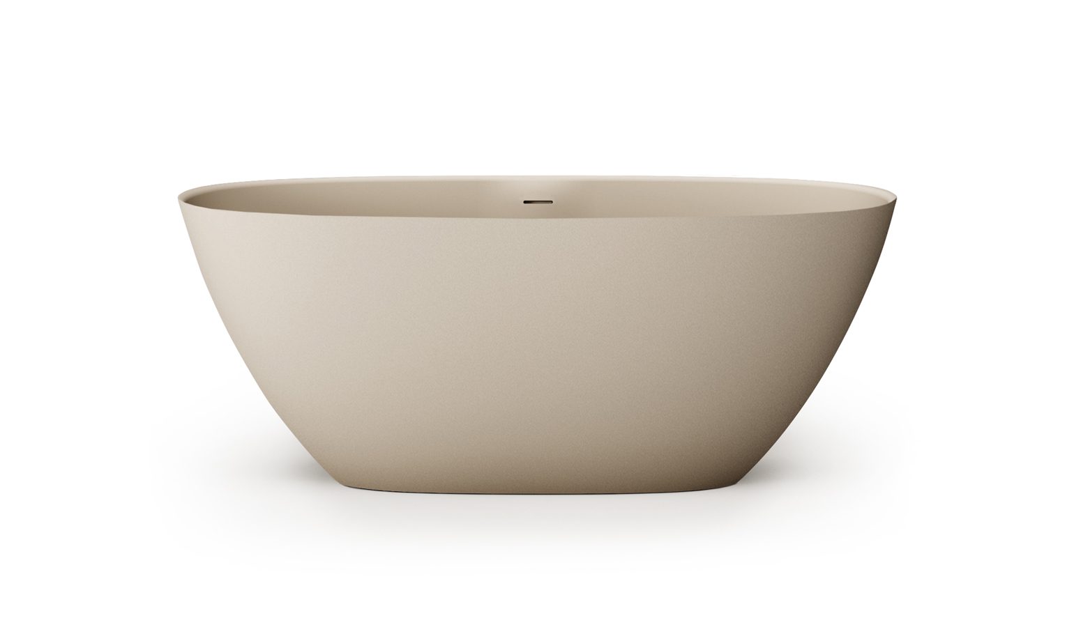 PAA PERLA 160 freistehende Badewanne aus Silkstone 160x75 cm, matt – 4