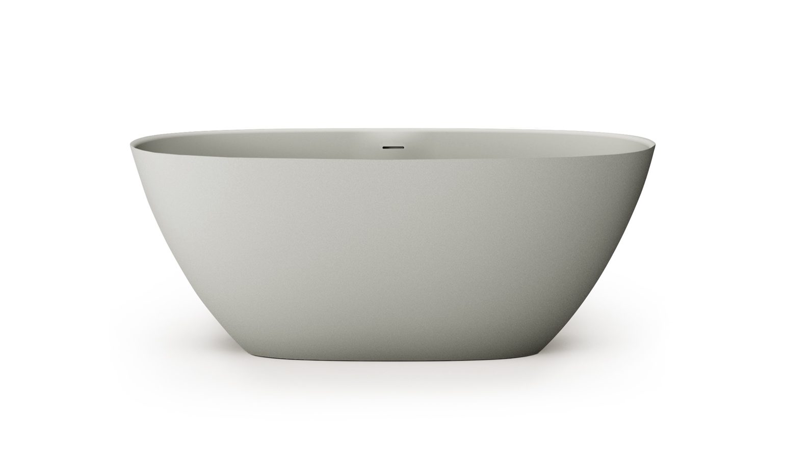PAA PERLA 160 freistehende Badewanne aus Silkstone 160x75 cm, matt – 3