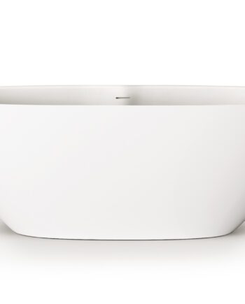 PAA PERLA 175 freistehende Badewanne aus Silkstone 175x76 cm, matt
