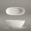Eraldiseisev kivivann PAA PERLA 175 175×76 cm, matt Silkstone 7 PAA PERLA 175 freistehende Badewanne aus Silkstone 175x76 cm, matt – 7