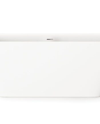 PAA QUADRO freistehende Badewanne aus Silkstone 159x70 cm, matt