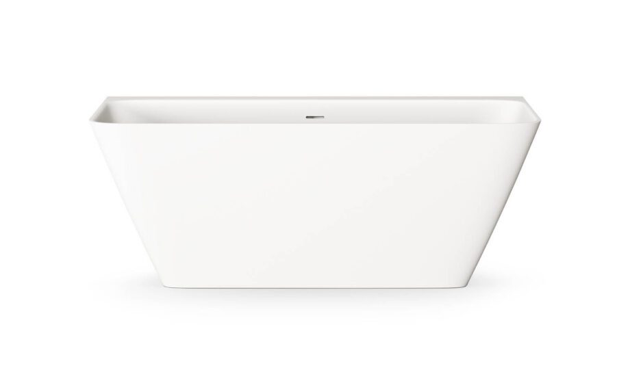 PAA QUADRO WALL Vorwand-Badewanne aus Silkstone 160,5x76 cm, matt