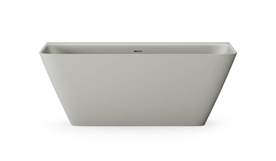 PAA QUADRO WALL Vorwand-Badewanne aus Silkstone 160,5x76 cm, matt – 3