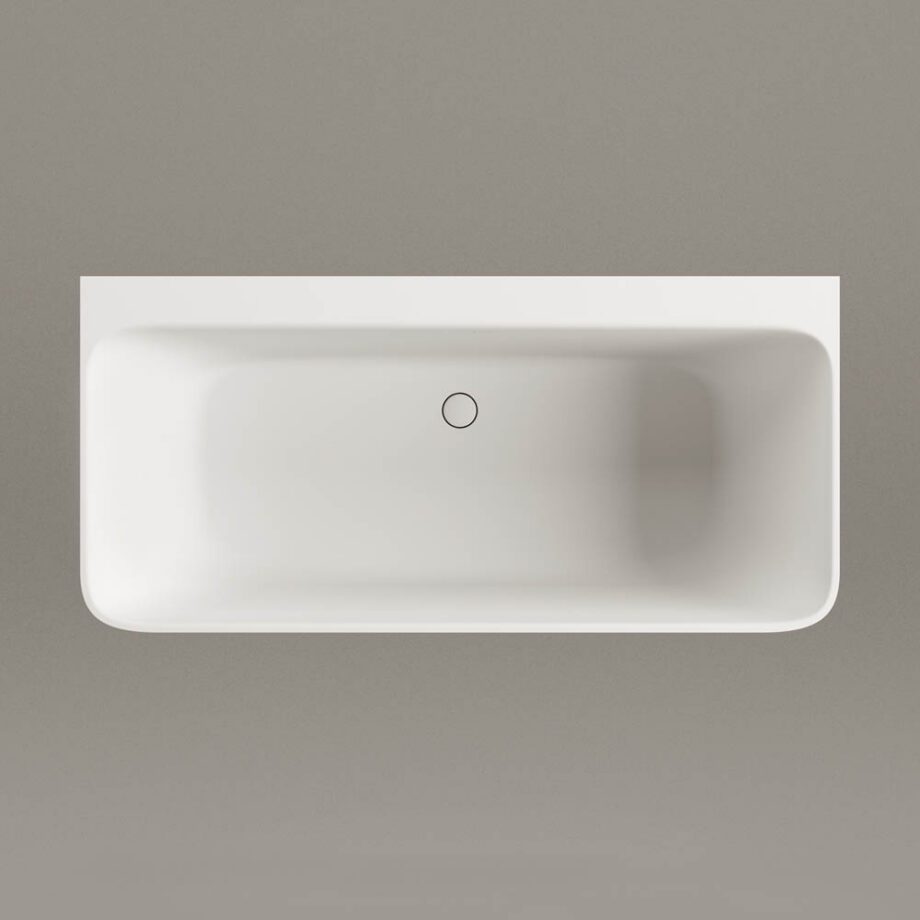 PAA QUADRO WALL Vorwand-Badewanne aus Silkstone 160,5x76 cm, matt – 7