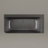 Must nurgavann PAA QUADRO CORNER A 160×75 cm, vasakpoolne, Graphite, matt 5 PAA QUADRO CORNER A Schwarze Eckbadewanne Graphite, matt 160x75 cm, links – 5