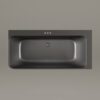 Must nurgavann PAA QUADRO CORNER A 160×75 cm, vasakpoolne, Graphite, matt 3 PAA QUADRO CORNER A Schwarze Eckbadewanne Graphite, matt 160x75 cm, links – 3