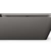 Must nurgavann PAA QUADRO CORNER D 160×75 cm, parempoolne, Graphite, matt PAA QUADRO CORNER D Schwarze Eckbadewanne Graphite, matt 160x75 cm, rechts