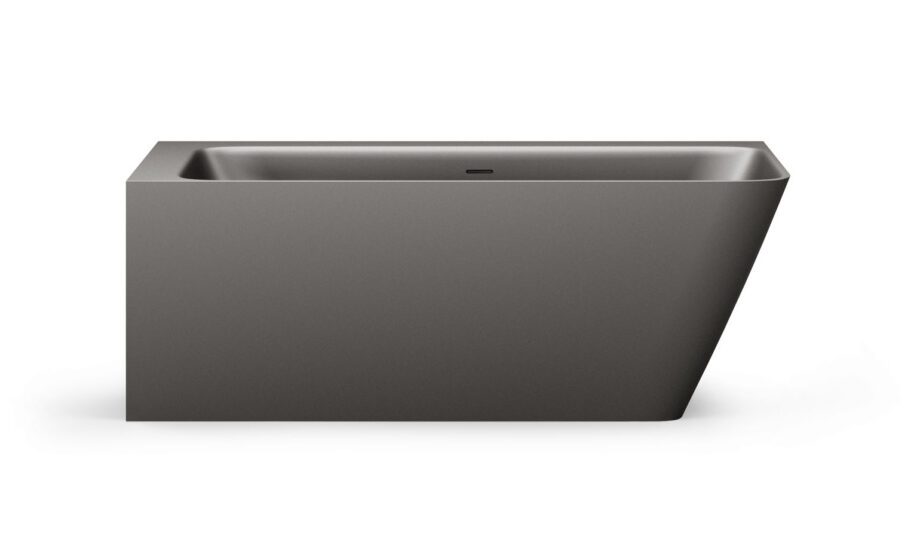 Must nurgavann PAA QUADRO CORNER D 160×75 cm, parempoolne, Graphite, matt PAA QUADRO CORNER D Schwarze Eckbadewanne Graphite, matt 160x75 cm, rechts