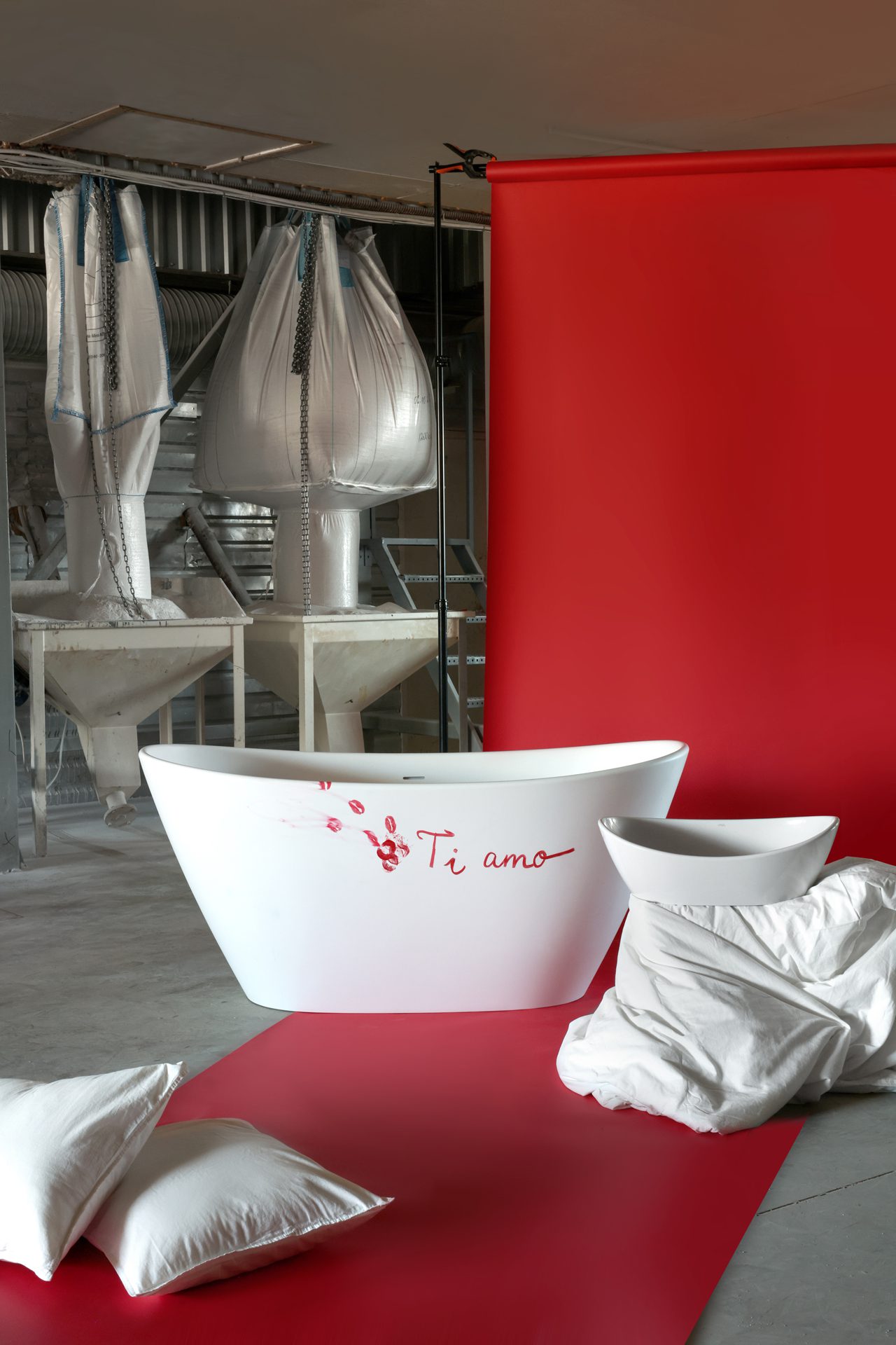 Freistehende Badewanne PAA AMORE 160x85 cm, Graphite schwarz – 2
