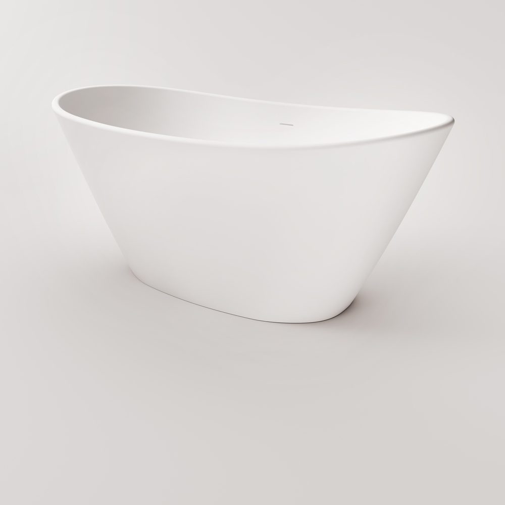 Freistehende Badewanne PAA AMORE 160x85 cm, Graphite schwarz – 7