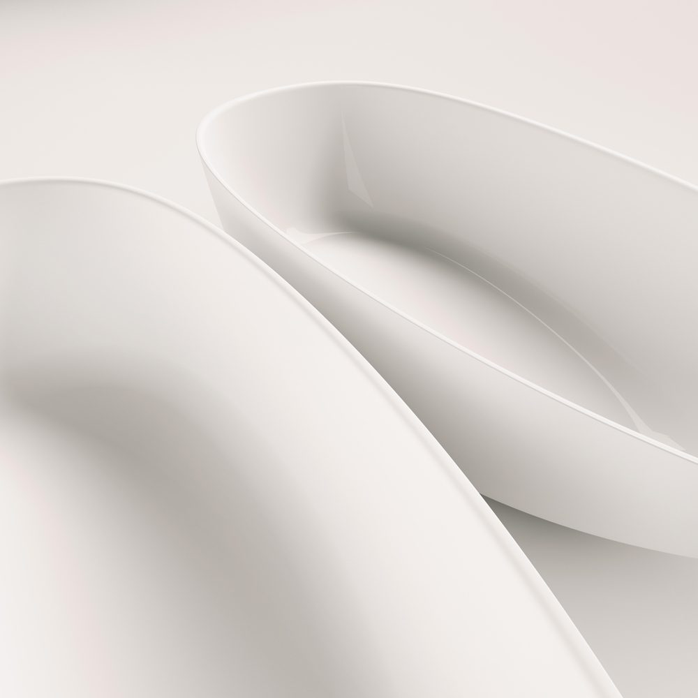 PAA BELLA OVO freistehende Badewanne aus Silkstone 170x80 cm, matt – 5