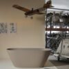 Eraldiseisev kivivann PAA DECO NUDO 166×72,5 cm, matt Silkstone 2 PAA DECO NUDO schwarze freistehende Badewanne Graphite, matt 166x72,5 cm – 2