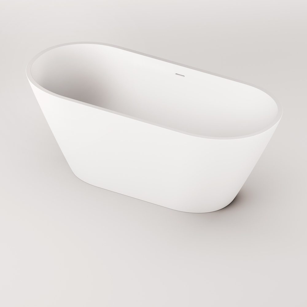 PAA DECO NUDO schwarze freistehende Badewanne Graphite, matt 166x72,5 cm – 6