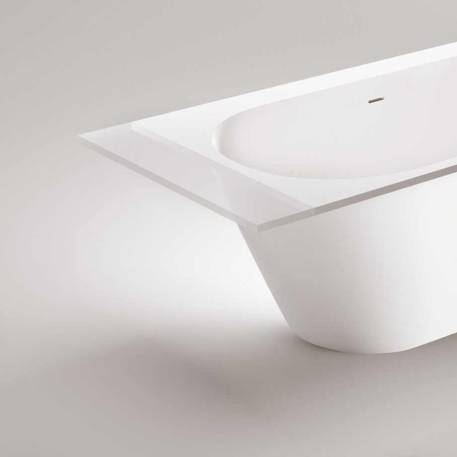 Mõõdu järgi kivivann PAA DECO SHAPE RE D 170–200×82,5 cm, matt Silkstone 3 PAA DECO SHAPE RE D Badewanne nach Mass aus Silkstone 170–200x82,5 cm, matt – 3