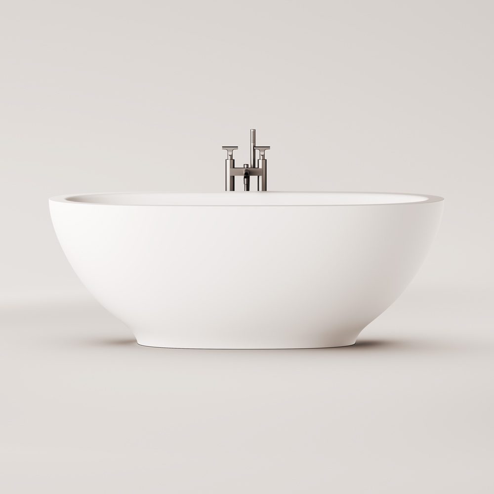 Freistehende Badewanne PAA DOLCE 180x90 cm, Silkstone – 6
