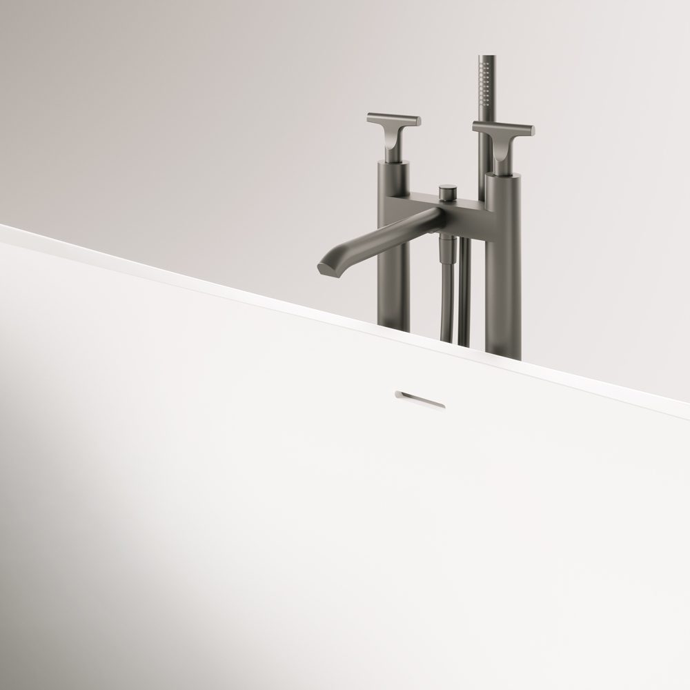 Freistehende Badewanne PAA FELICE 194,5x83 cm, Silkstone – 8