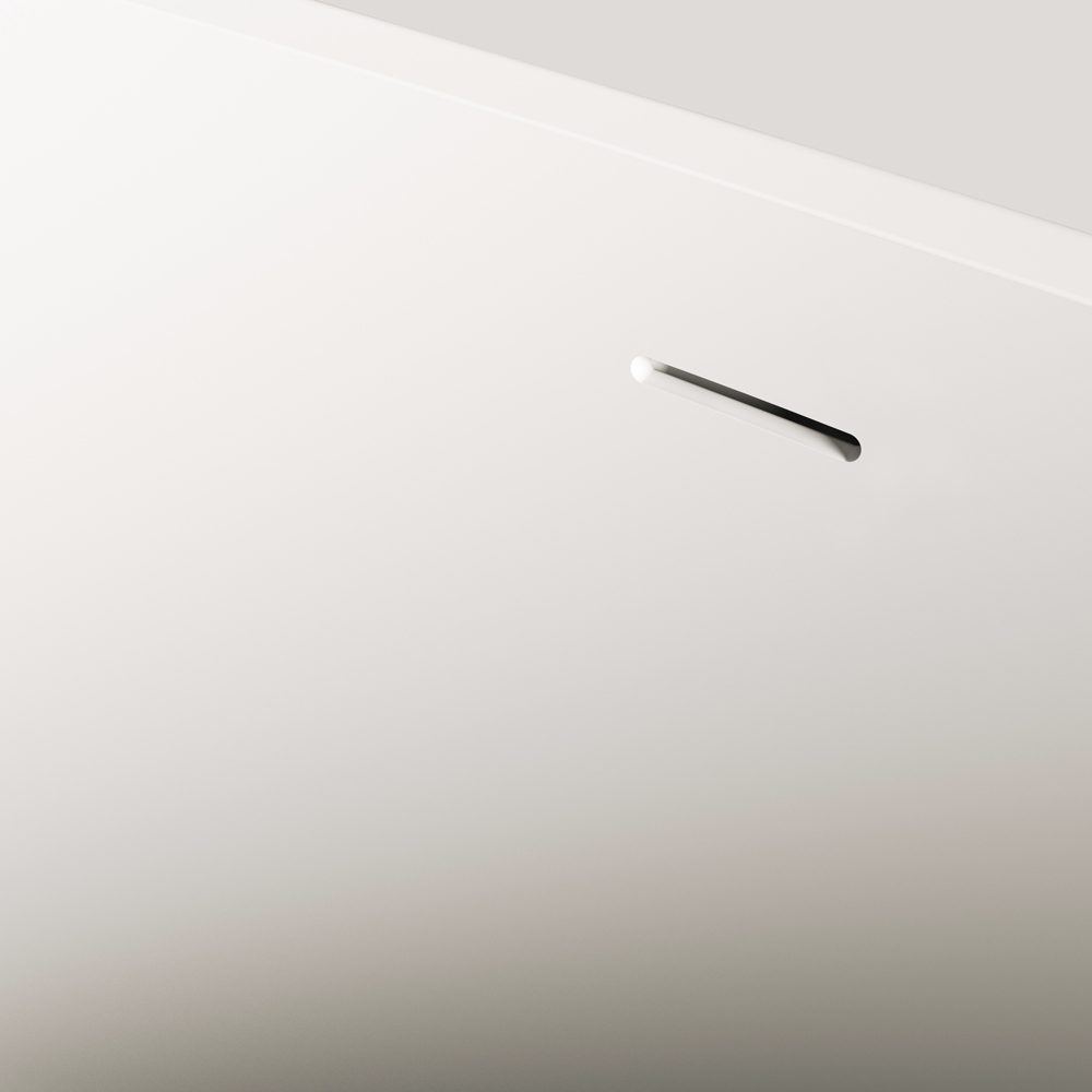Freistehende Badewanne PAA FELICE 194,5x83 cm, Silkstone – 10