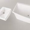 Eraldiseisev kivivann PAA STEP 170×89 cm, läikiv kivimass 12 Freistehende Badewanne PAA STEP 170x89 cm, Mineralguss – 12
