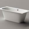 Sisseehitatav kivivann PAA SMART 170 A 170×75 cm, ümar nurk A, läikiv kivimass 10 PAA SMART 150 A Einbau-Badewanne aus Mineralguss 150x75 cm, abgerundete Ecke A, glänzend – 10