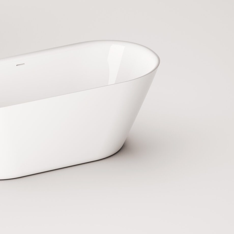 Eraldiseisev kivivann PAA STORIA 167×72,5 cm, läikiv kivimass 10 Freistehende Badewanne PAA STORIA 167x72,5 cm, Mineralguss – 10