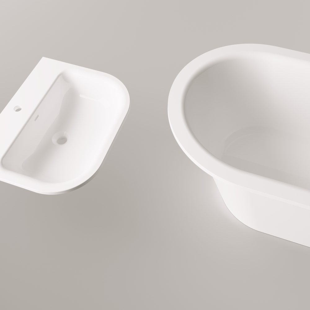 Einbau-Badewanne PAA VARIO L AB 168x75 cm, Mineralguss – 4