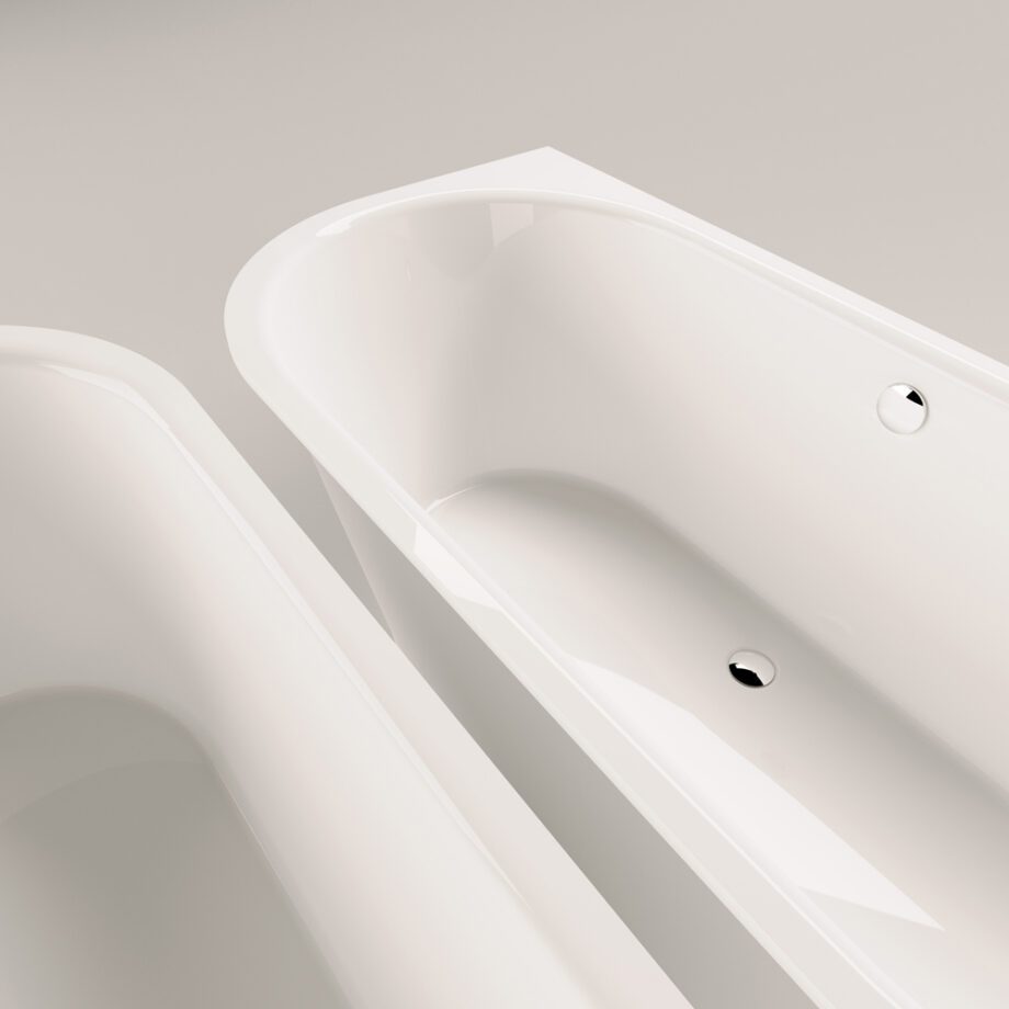 Einbau-Badewanne PAA VARIO XL AD 175,5x80 cm, Mineralguss – 5