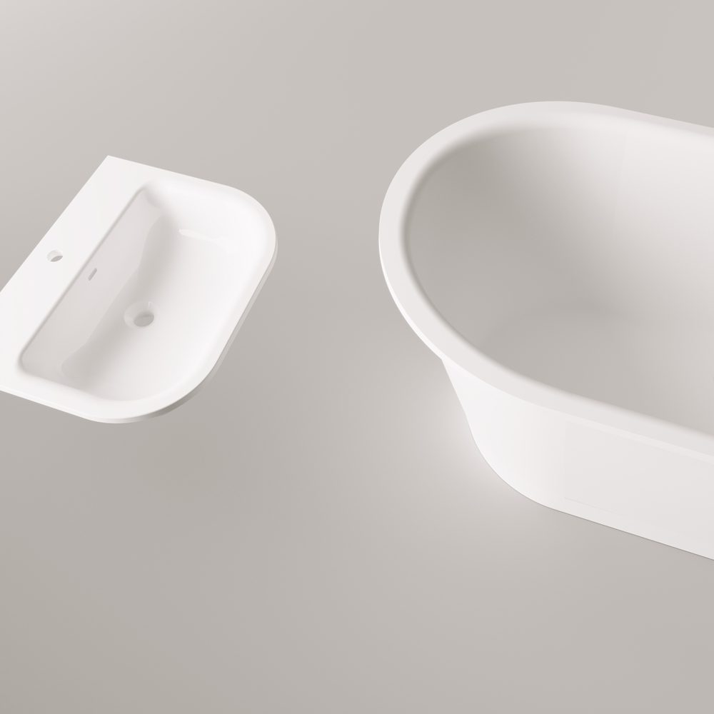 Einbau-Badewanne PAA VARIO XL CD 180x80 cm, Mineralguss – 11
