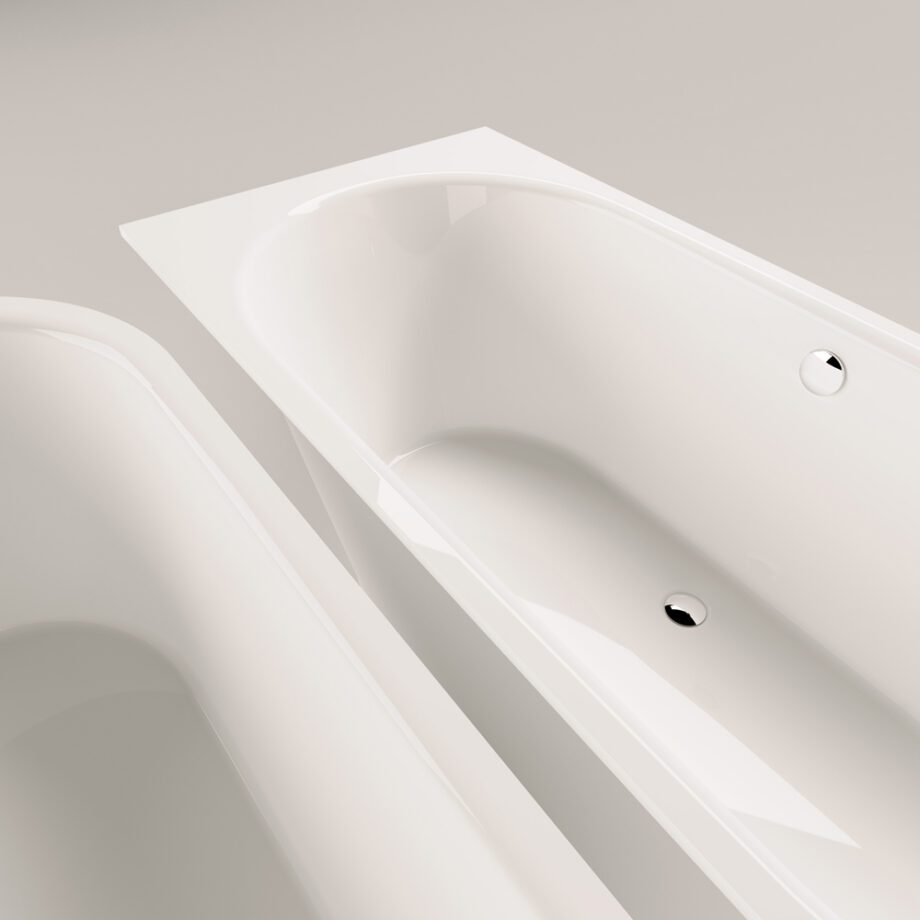 Sisseehitatav kivivann PAA VARIO XL D 180×80 cm, ümar nurk D, läikiv kivimass 5 PAA VARIO XL D Einbau-Badewanne aus Mineralguss 180x80 cm, abgerundete Ecke D, glänzend – 5