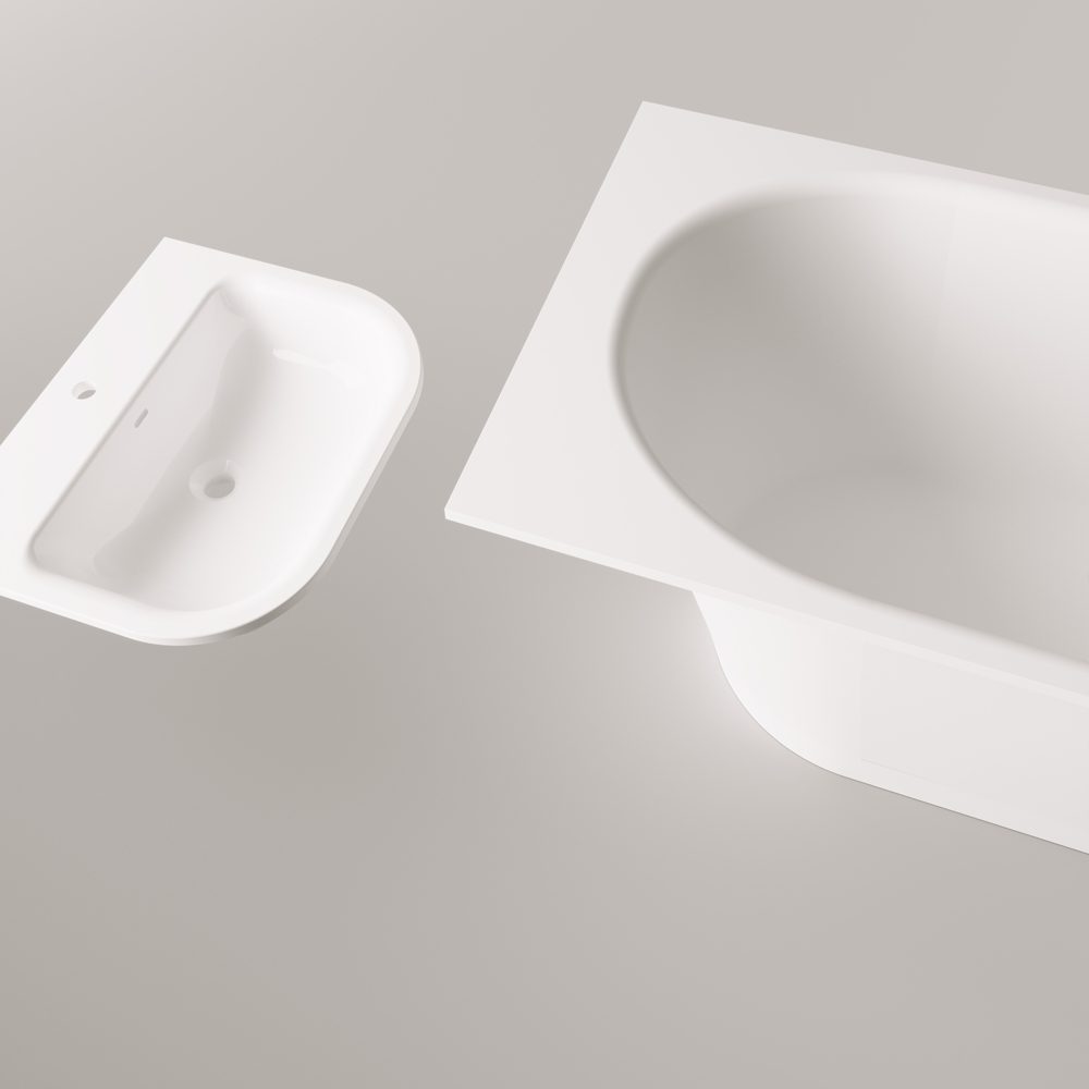 Einbau-Badewanne PAA VARIO XL 185x80 cm, Mineralguss – 11