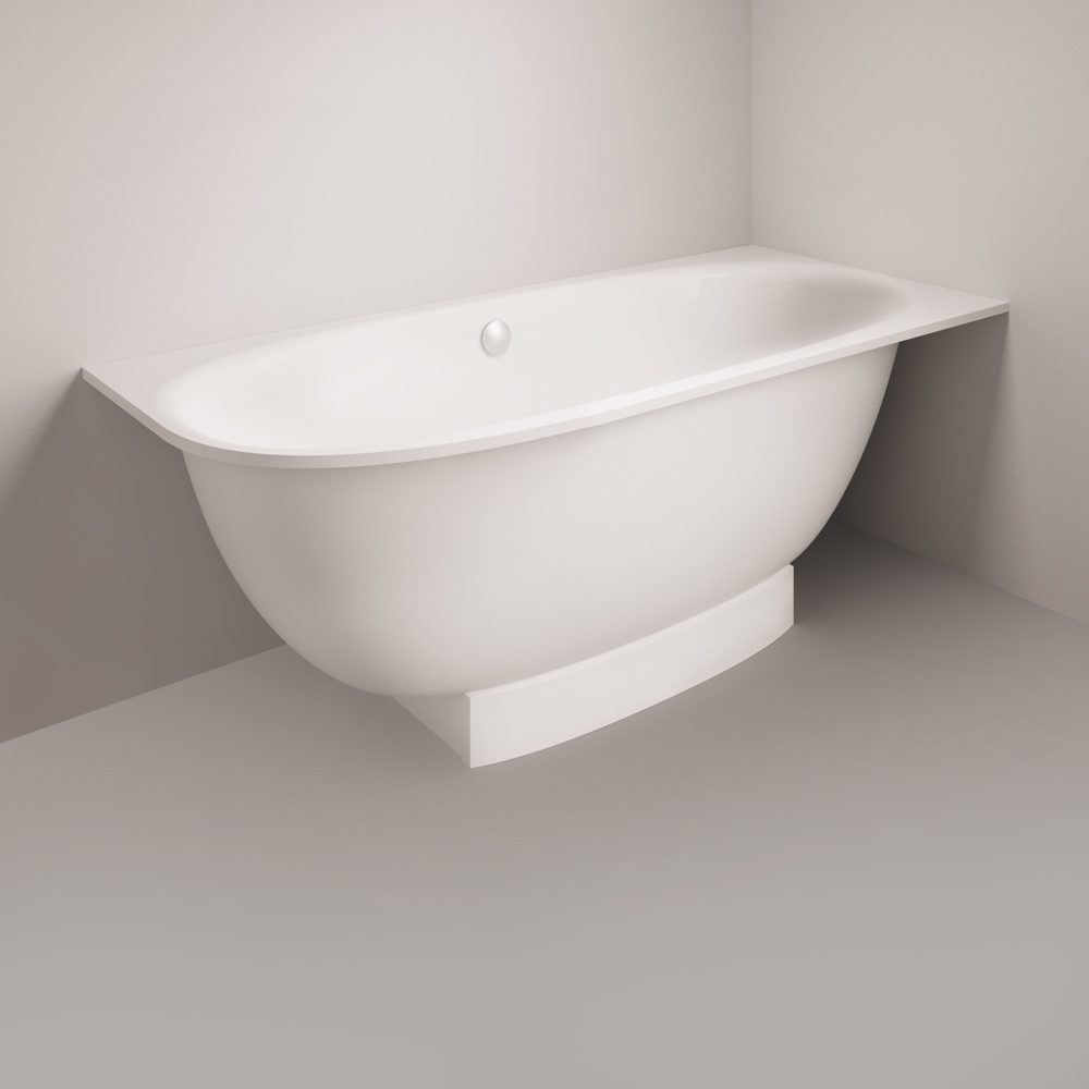 Einbau-Badewanne PAA VERSO A 170x75 cm, Mineralguss – 4