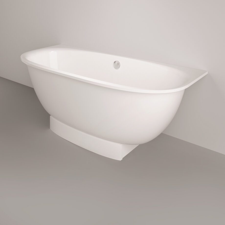 Sisseehitatav kivivann PAA VERSO AD 170×75 cm, ümarad nurgad A ja D, läikiv kivimass 4 PAA VERSO AD Einbau-Badewanne aus Mineralguss 170x75 cm, abgerundete Ecken A und D, glänzend – 4