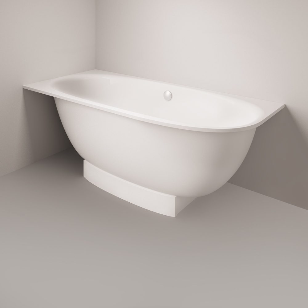 Einbau-Badewanne PAA VERSO D 170x75 cm, Mineralguss – 4