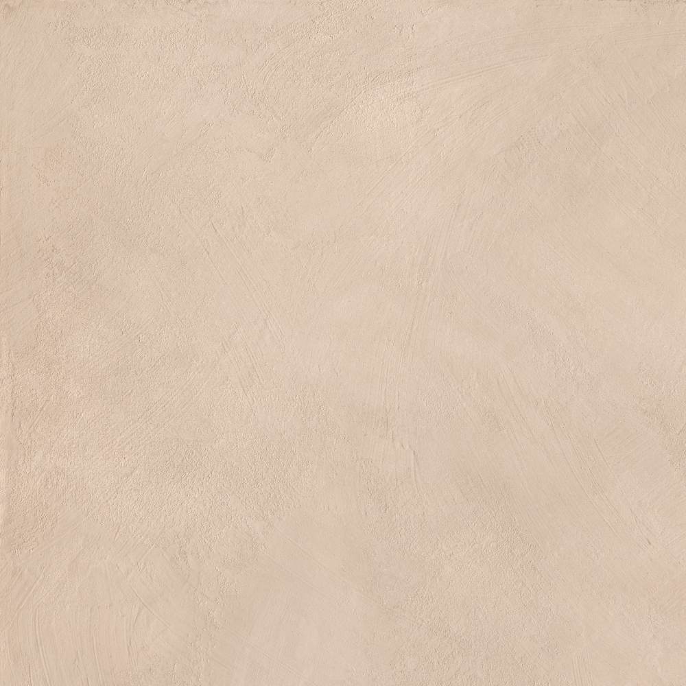 Unifarbene Feinsteinzeug Fliese ABK Alterego Cream, 60x60 cm, 8,5 mm, natur matt, rutschhemmend R10