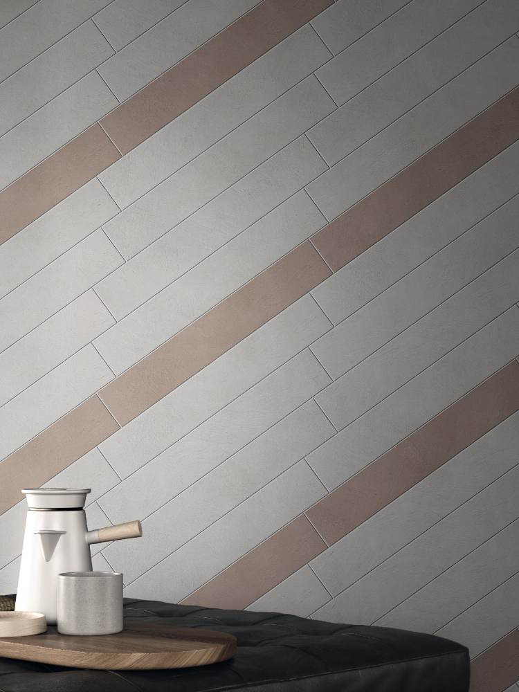 Unifarbene Feinsteinzeug Bodenfliese ABK Alterego Ash, 120x120 cm, 8,5 mm, strukturiert, rutschhemmend R11