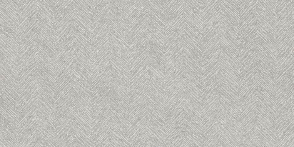Dekorfliese in Steinoptik ABK Cliff Chevron Ash, 60x120 cm, 8,5 mm, Fischgrät-3D-Relief, matt