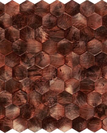 Metallmosaik Dune Corten, 26x30,2 cm, 6 mm