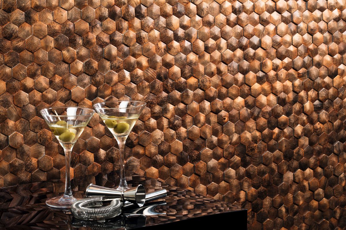 Metallmosaik Dune Corten, 26x30,2 cm, 6 mm – 2