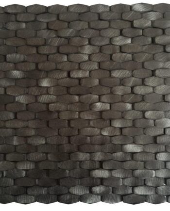 Metallmosaik Dune Halley Gunmetal, 28,4x30 cm, 5 mm