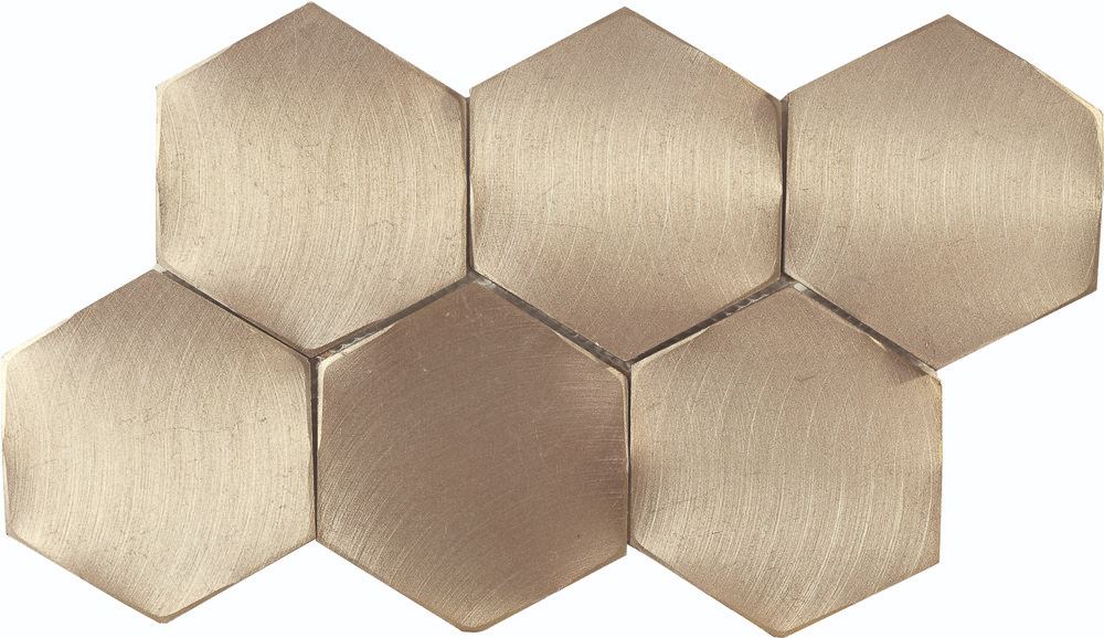 Metallmosaik Dune Icon Gold, 28x16,2 cm, 4 mm