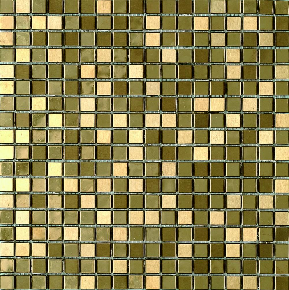 Metallmosaik Dune Metalic Gold, 30,1x30,1 cm, 8 mm