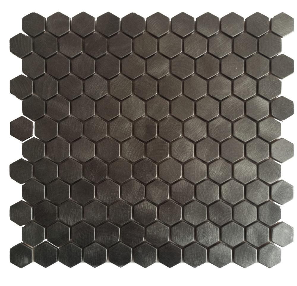 Metallmosaik Dune Reflections Gunmetal, 29x30,5 cm, 8 mm