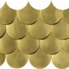 Metallmosaik Dune Sirena Gold, 30x20 cm, 5 mm