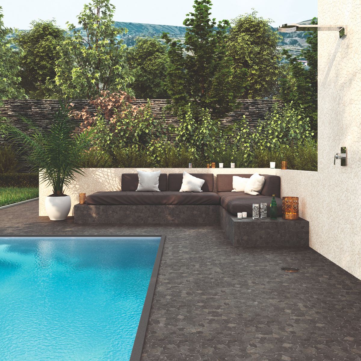 Natursteinmosaik Dune Jambi, 28,9x30,5 cm, 8 mm – Ambiente