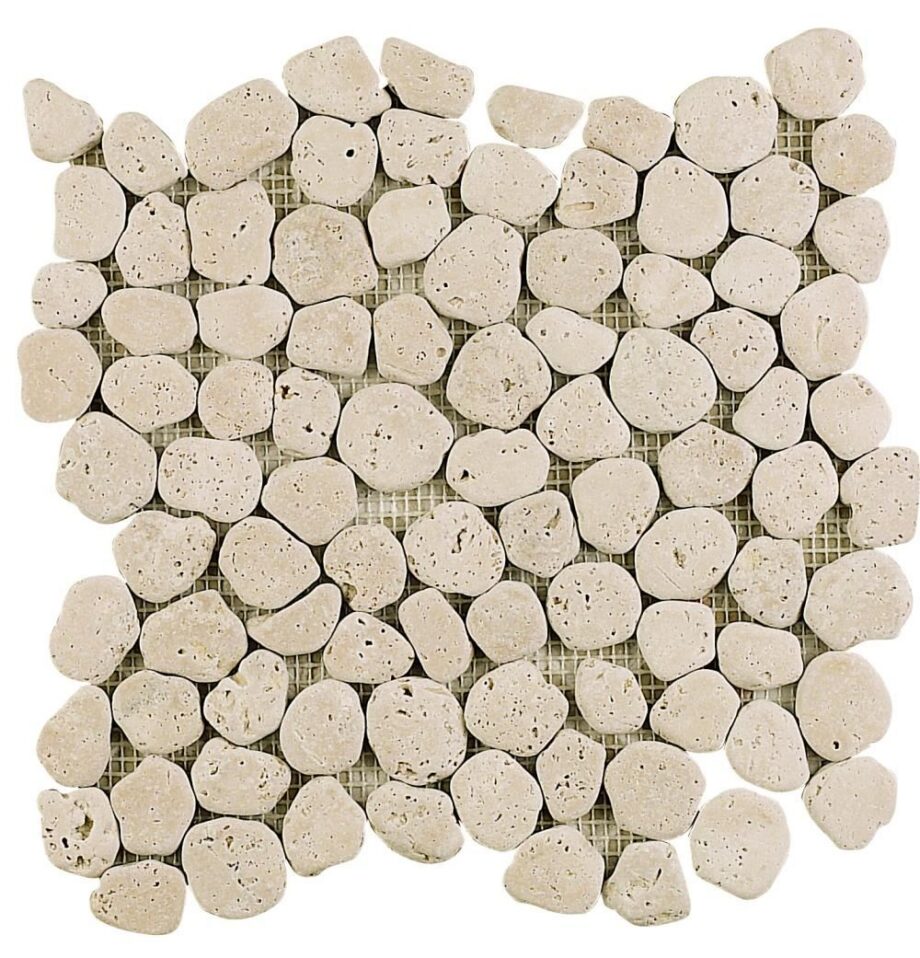 Natursteinmosaik Dune Trencadis Alpaca, 26x26 cm, 10 mm